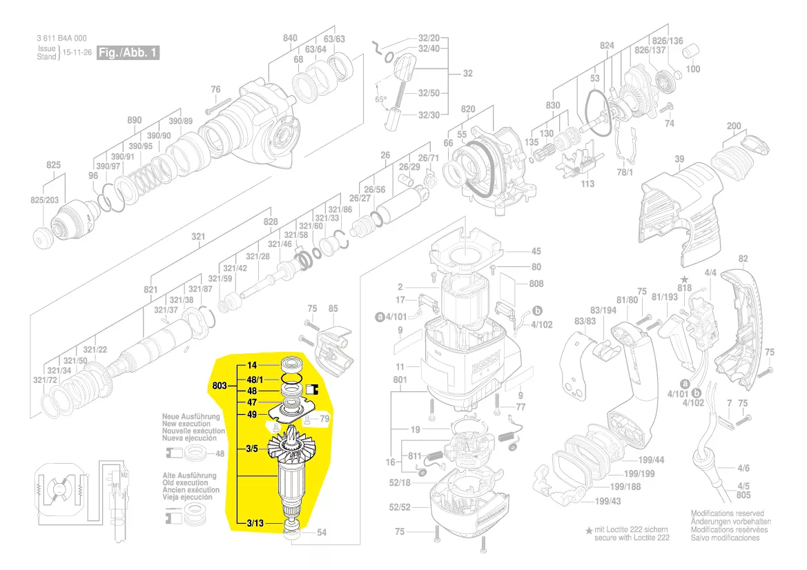 Induit BOSCH réf. 1 617 000 690